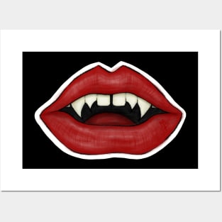 Vampire Teeth Posters and Art
